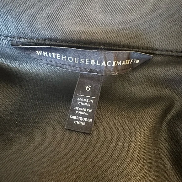 Whbm Black Coated Jacket - Picture 9 of 13